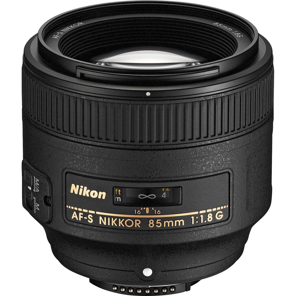 Nikon AF-S NIKKOR 85mm f/1.8G - Lente Prime de Telefoto con Motor de Onda Silenciosa y Rec