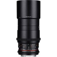 Rokinon 100mm T3.1 Macro Cine DS Lens Canon EF - Apertura T3.1, Enfoque Manual, 15 Element