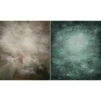 Click Props Backdrops Mist & Forest 8 x 9.5' Fondo de Fotografía de Vinilo Mottled Blue/B