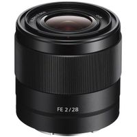 Sony FE 28mm f/2 Lens - Objetivo E-Mount Full-Frame, Abertura f/2, Diseño Sellado contra