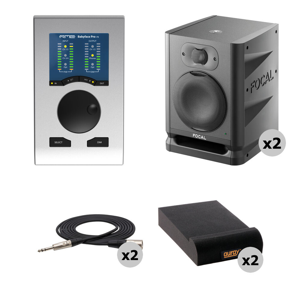 RME Babyface Pro FS Interfaz de Audio/MIDI USB-B 24-Channel con Kit de Mezcla