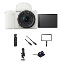 Sony ZV-E10 II Cámara Sin Espejo con Lente E PZ 16-50mm f/3.5-5.6 y Kit de Streaming (Bla