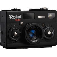 Rollei Cámara 35AF Negra - 35mm f/2.8, Autofocus, Flash Integrado, Auto y Manual