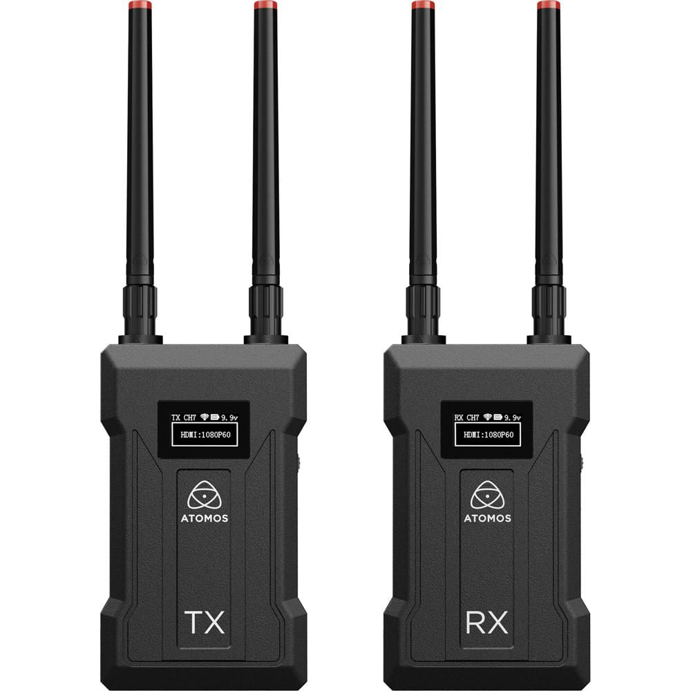 Atomos TX 4K/HD Transmisor y Receptor de Video Inalámbrico - Transmisión UHD 4K30, HDMI
