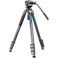 Leofoto LVM-324C Trípode de Carbono de 4 Secciones con Cabezal BV-10