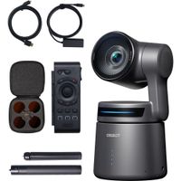 OBSBOT Tail Air Combo Kit - Cámara PTZ 4K, Control Remoto Inteligente, Licencia NDI Activ