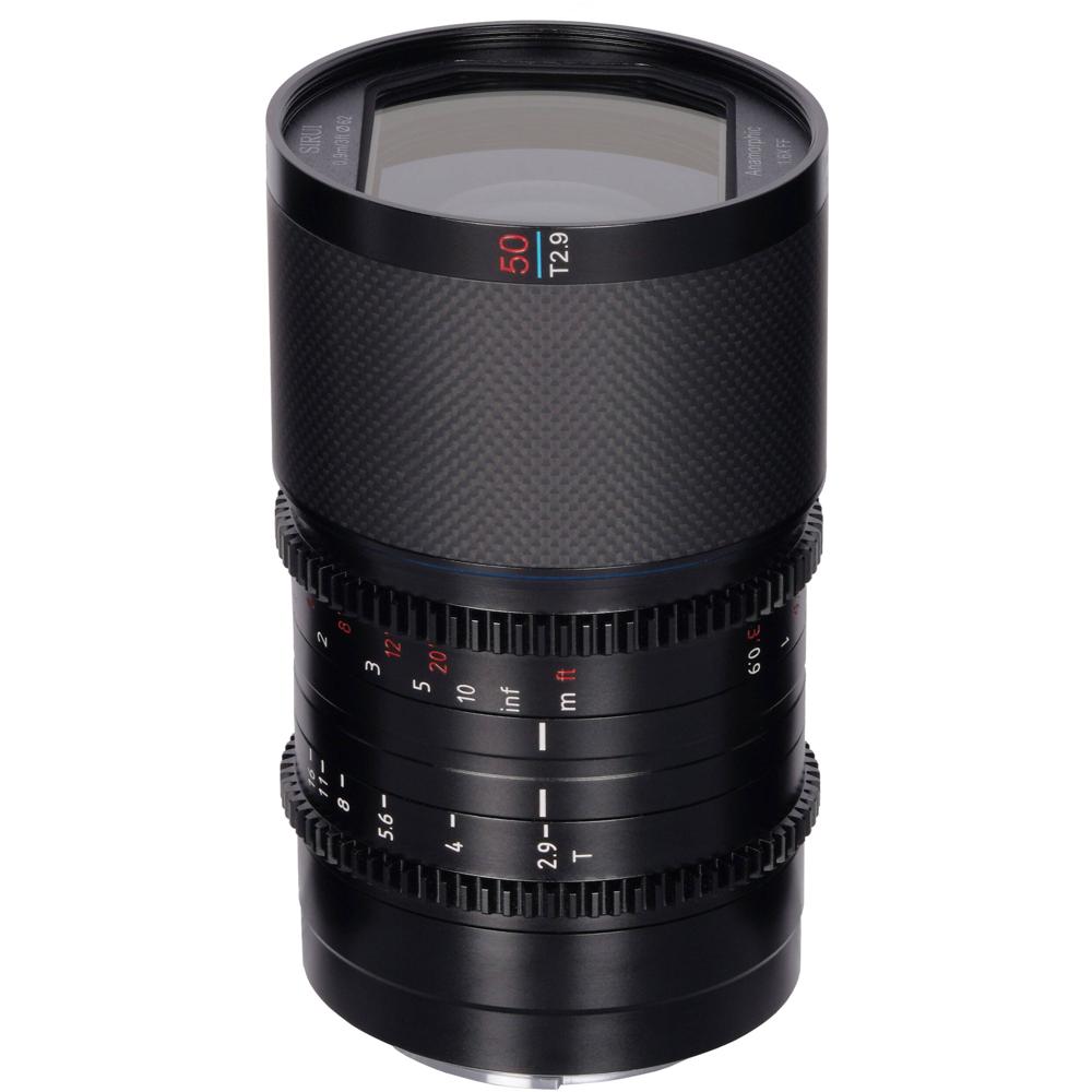 Sirui Lente Anamórfica Saturn 50mm T2.9 1.6x para Montura Sony E, Carbono, Efectos de Des