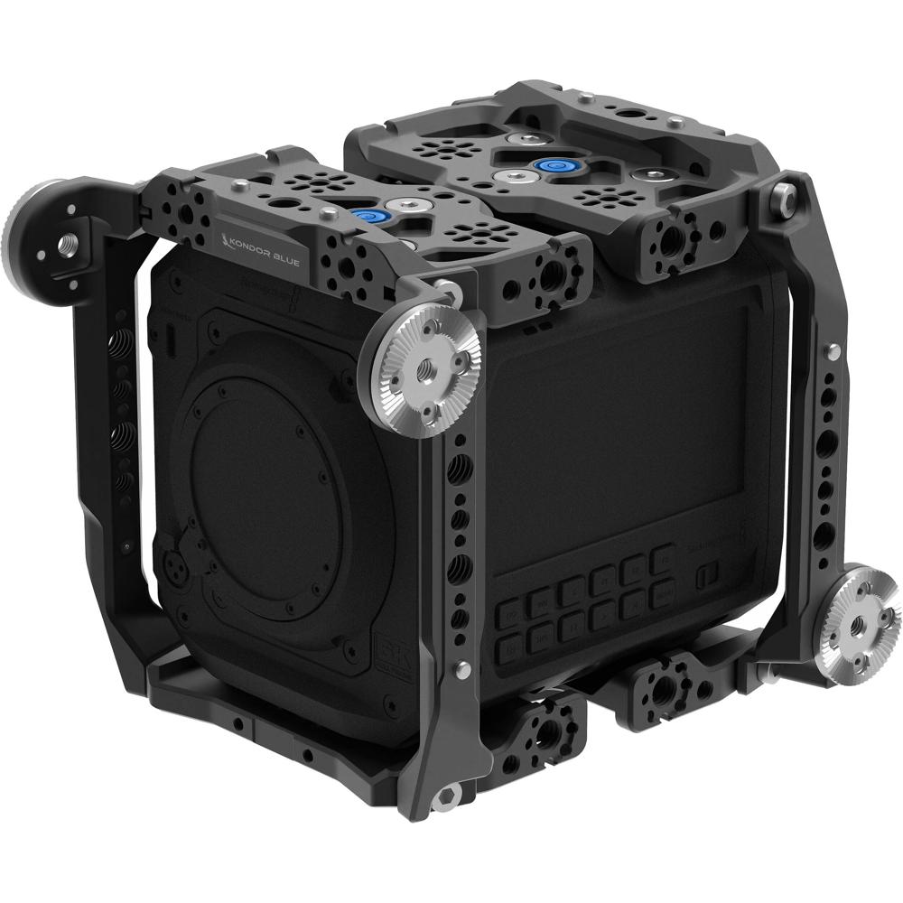 Kondor Blue PYXIS Cage System A Kit - Raven Black, diseñado para Blackmagic PYXIS, incluy