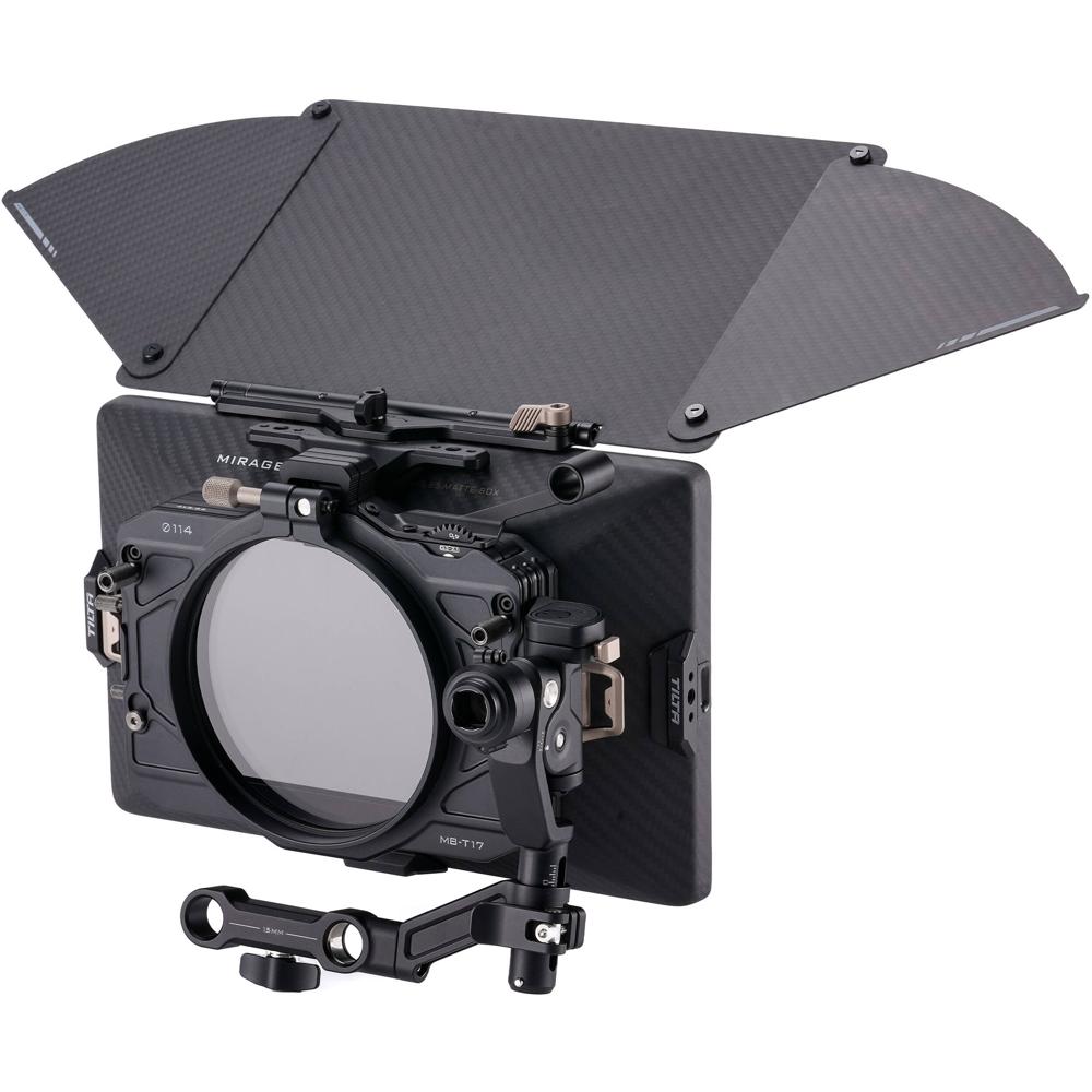 Tilta Mirage Pro Matte Box VND Kit 114mm con Filtro ND Variable de 1 a 7 Pasos, Adaptadore
