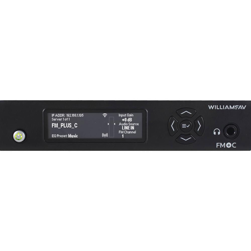 Williams Sound FM T55 CD Sistema de Escucha Asistida FM+ y Wi-Fi con Dante (72 a 76 MHz)