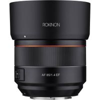 Rokinon 85mm f/1.4 AF Lens Canon EF - Apertura f/1.4, Elemento Asférico Híbrido, Motor A