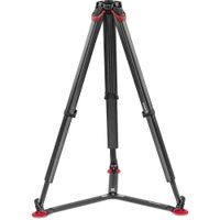 Sachtler Tripode de Carbono flowtech 75 GS con Spreader de Suelo - Soporta hasta 20 kg, Al
