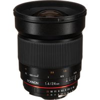 Rokinon 24mm f/1.4 ED AS UMC Lente Gran Angular para Nikon - Enfoque Manual, Mínima Dista