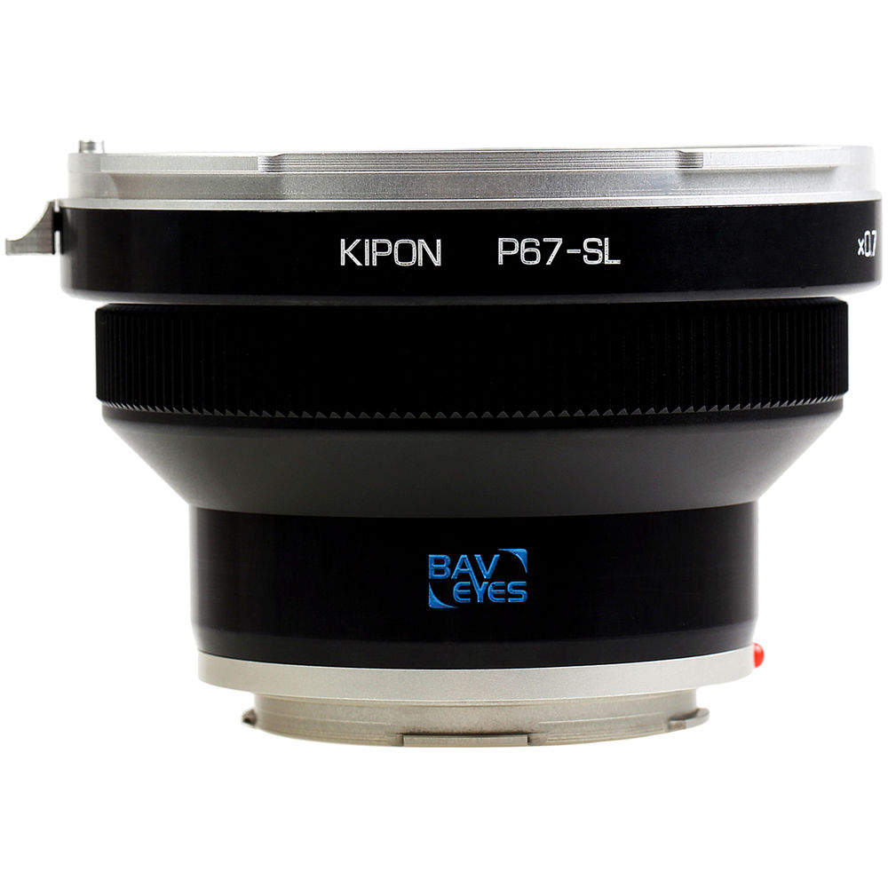 KIPON Adaptador de Montura de Lente Baveyes 0.7x para Lentes Pentax 6x7 a Cámara Leica L-