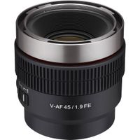 Rokinon Cine AF 45mm T1.9 FE Lens - Montura E, Compacta y Ligera, Soporta Resoluciones has