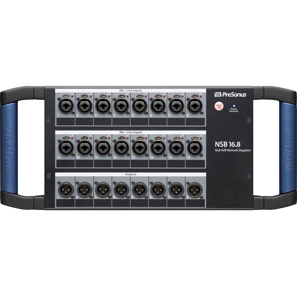 PreSonus NSB 16.8 - Stage Box AVB de 16 x 8 con 16 Entradas Mic/Línea y 8 Salidas XLR