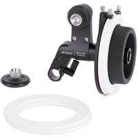 Wooden Camera Follow Focus Zip Focus Single-Rod 15mm LWS - Pivote Flexible, 0.8 MOD y Disc