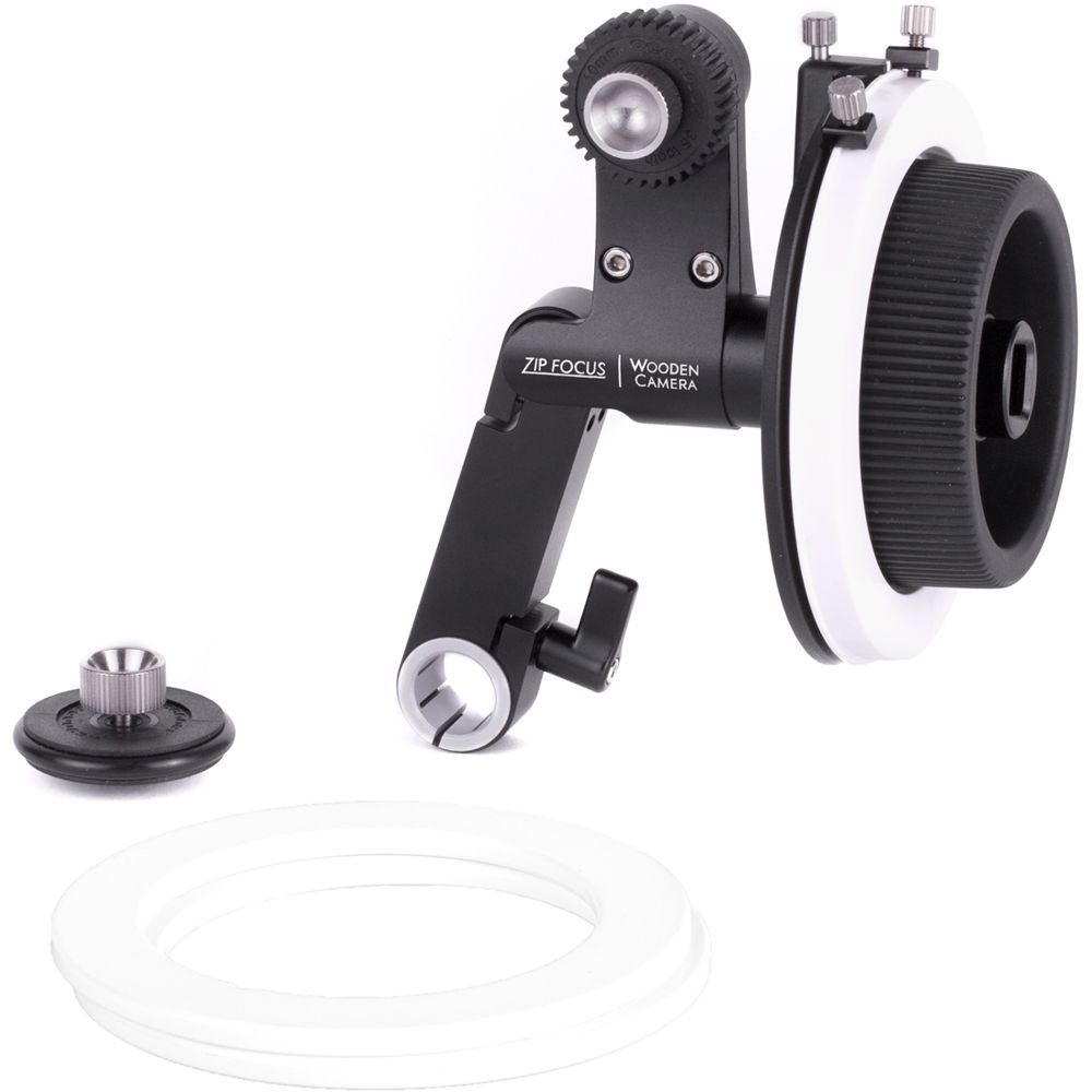 Wooden Camera Follow Focus Zip Focus Single-Rod 19/15mm - Pivote Flexible, 0.8 MOD, Incluy