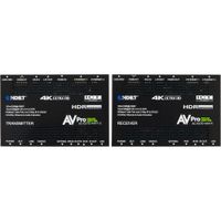 AVPro Edge Extensor HDMI 2.0 4K sobre HDBaseT Kit - Soporta HDR10, 18 Gb/s, hasta 230'