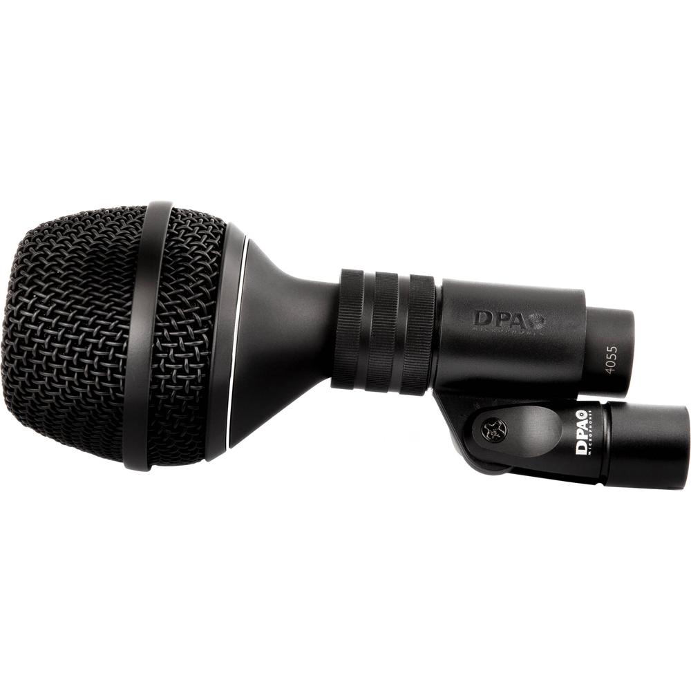 DPA Micrófono de Bombo 4055 con Soporte UA0961 - Respuesta de Frecuencia Lineal, Patrón