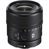 Sony E 15mm f/1.4 G Lens - Objetivo Gran Angular APS-C, Abertura Rápida f/1.4, Diseño Re