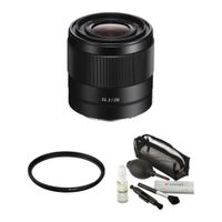 Sony FE 28mm f/2 Objetivo Gran Angular con Filtro UV 49mm