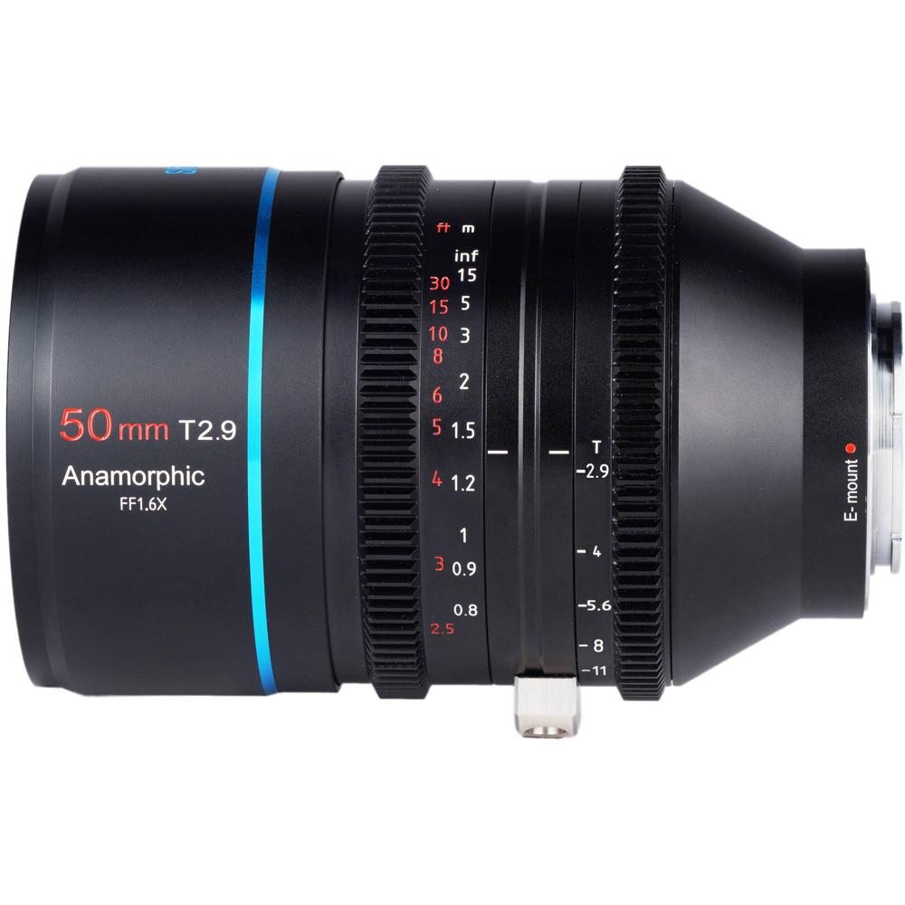 Sirui Lente Anamórfica 50mm T2.9 para Montura Sony E - Diseño Full Frame, Efectos de Ray