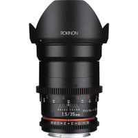 Rokinon 35mm T1.5 Cine DS Lente para Montura Canon EF - Lente Asférica Híbrida, Abertura