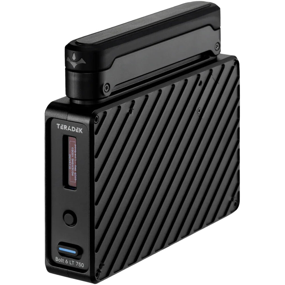 Teradek Bolt 6 LT 750 Receptor Inalámbrico 3G-SDI/HDMI con Antenas Internas, UHD 4K30, Al