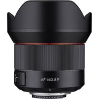 Rokinon AF 14mm f/2.8 Lente para Nikon F - Ultra Gran Angular, Construcción Sellada, Auto