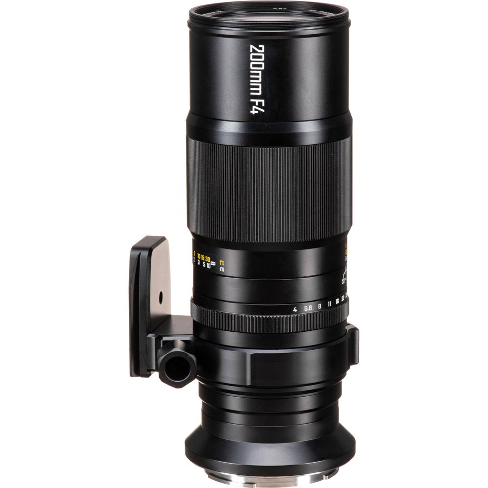 Mitakon Zhongyi 200mm f/4 1x Macro Lens G-Mount | Abertura f/4 a f/32, Distancia mínima d