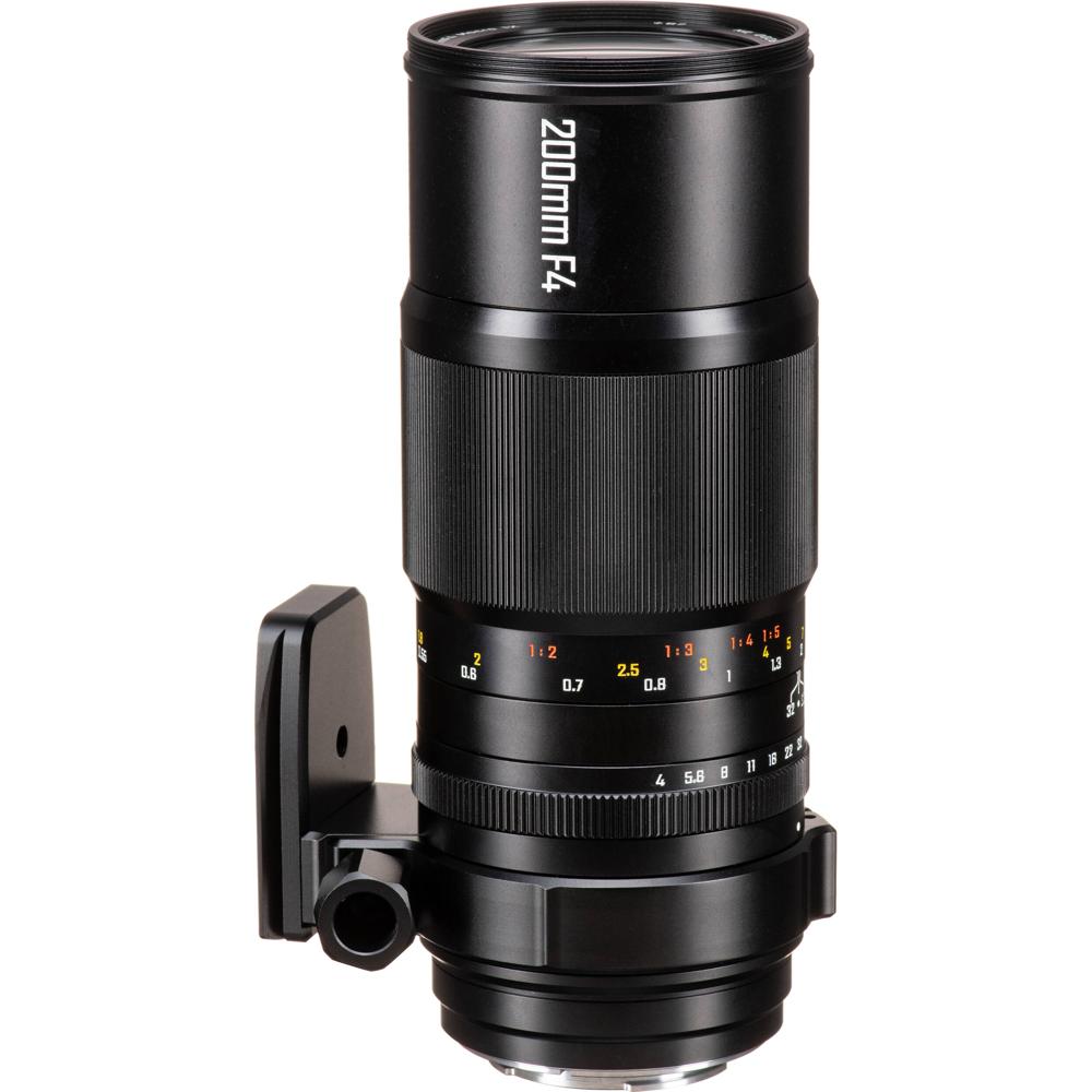 Mitakon Zhongyi 200mm f/4 1x Macro Lens para Nikon F - Apochromatic, Enfoque Manual, Dista