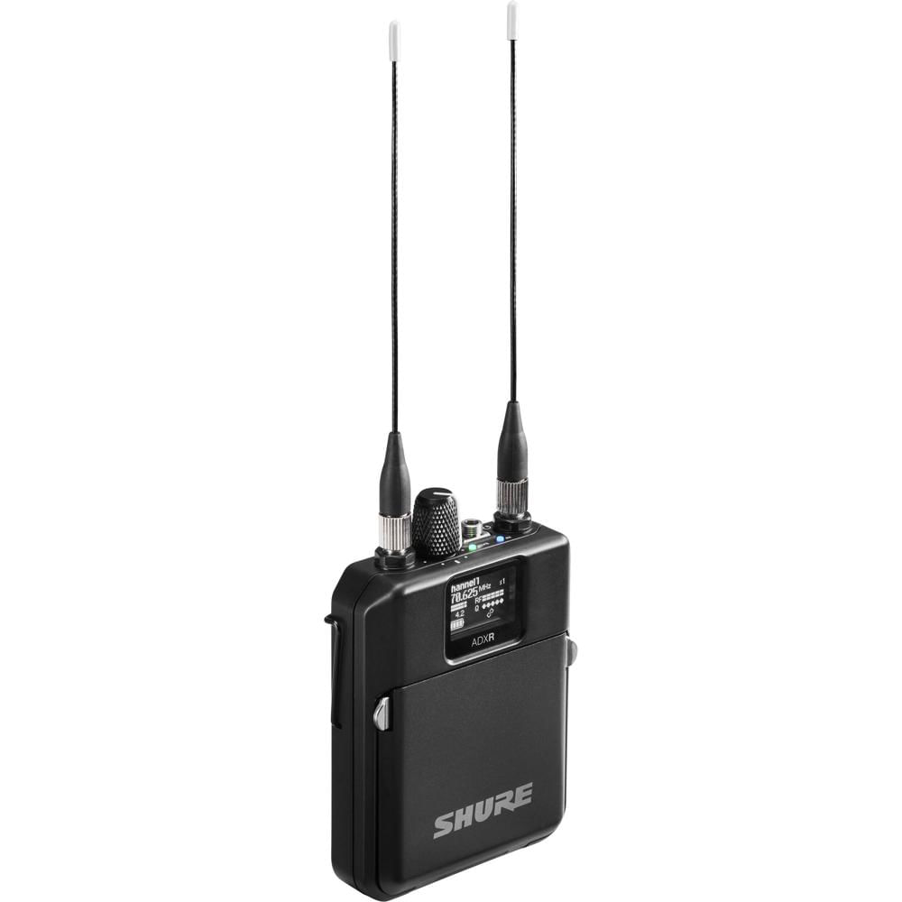 Shure Axient Digital PSM ADXR Receptor Bodypack para Monitoreo In-Ear y Broadcast IFB (A: