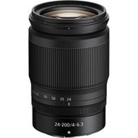 Nikon NIKKOR Z 24-200mm f/4-6.3 VR Lens - Zoom de 8.3x, Estabilización de Imagen, Sellado