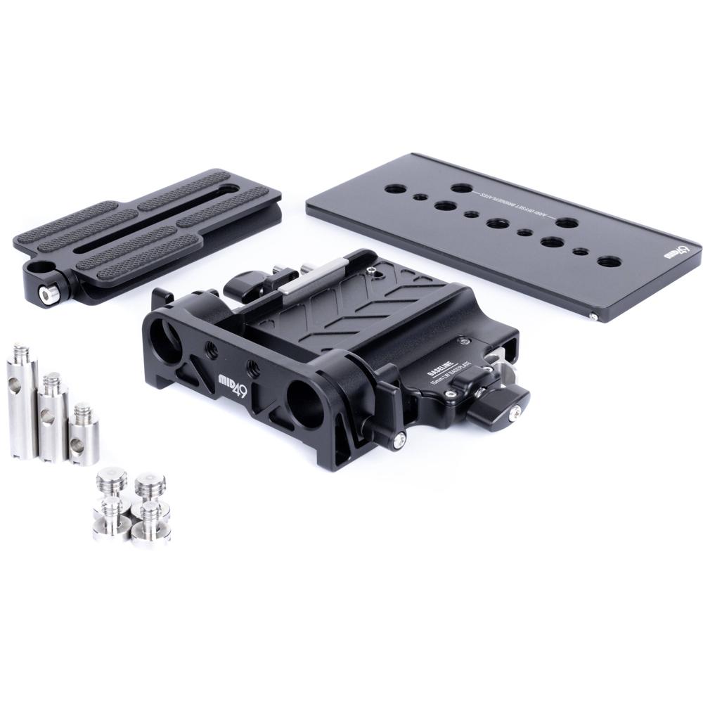MID49 Baseplate 15mm LW para cámaras Sony y Blackmagic