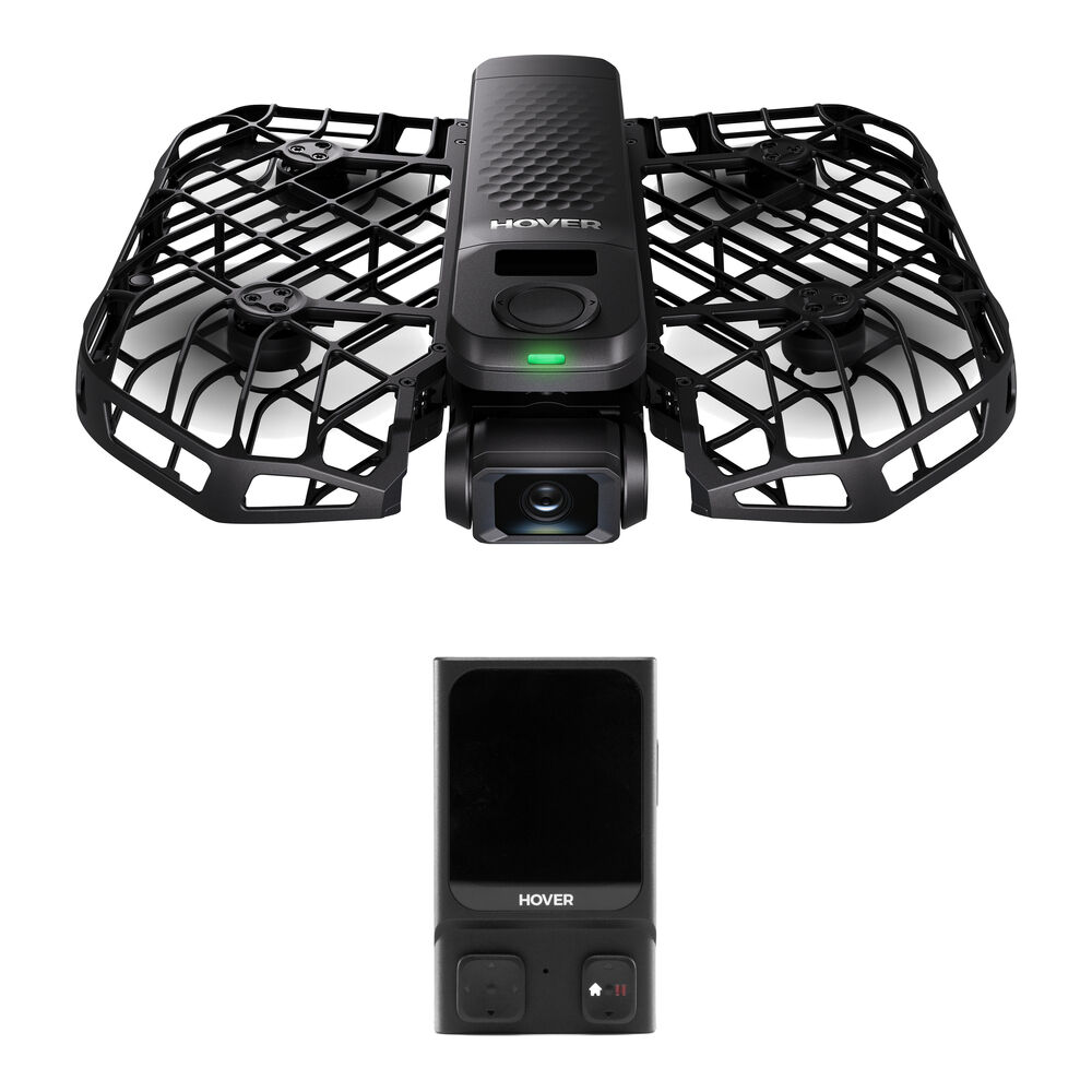 HOVERAir X1 PRO Combo con Beacon Kit - Drones con Diseño Compacto, Grabación hasta 4K60,