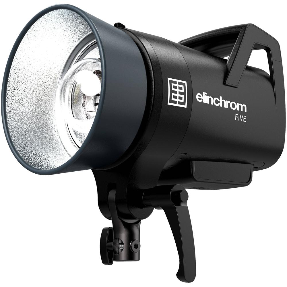 Elinchrom FIVE Monolight Kit 522Ws con Batería de Litio, Luz LED Bi-Color de 26W, Control