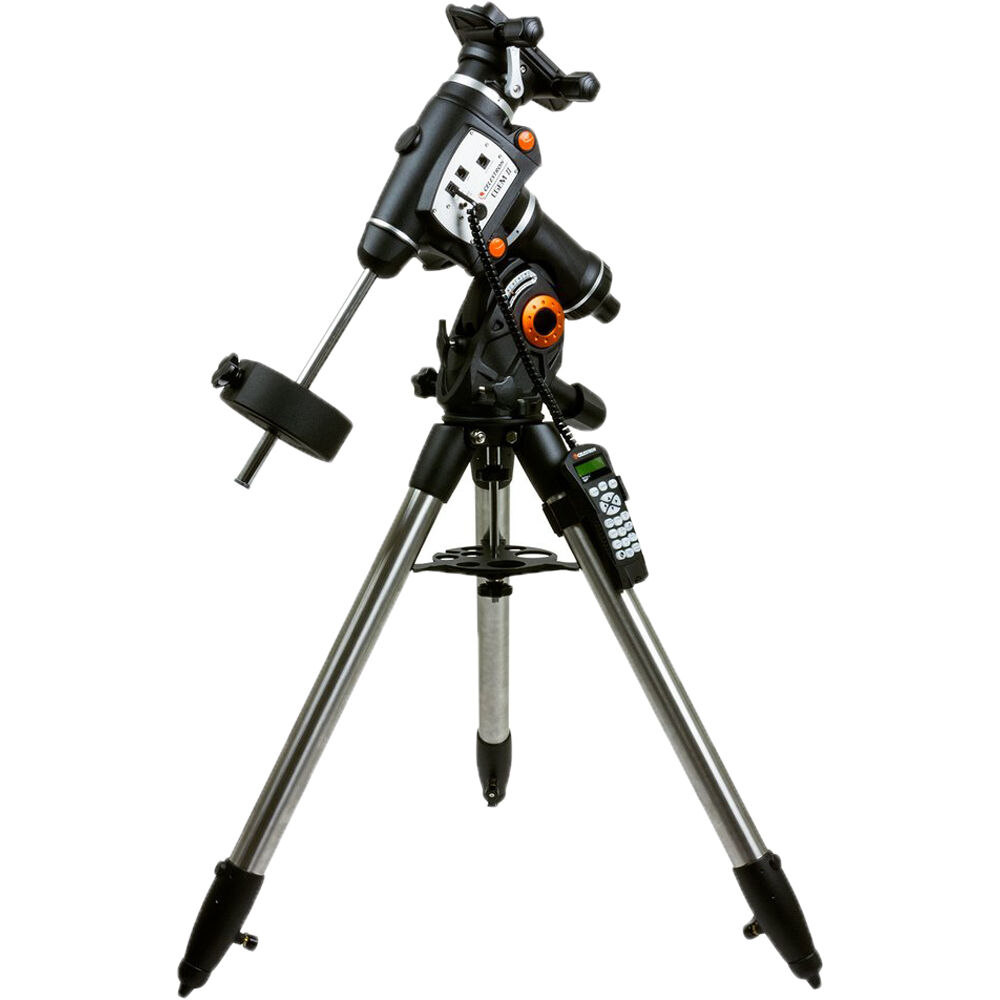 Celestron Montura Ecuatorial GoTo CGEM II con Trípode, Motor DC de Doble Eje, Controlador
