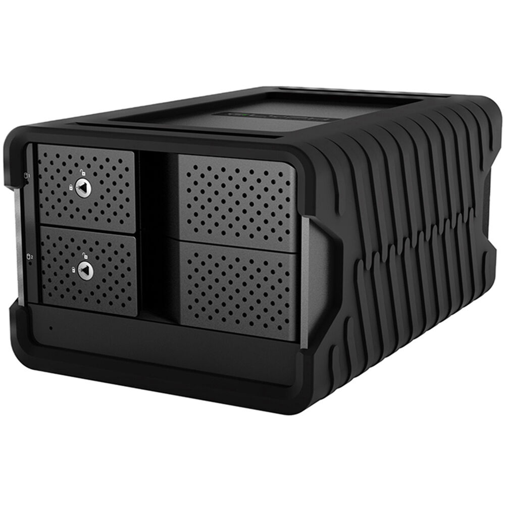Glyph Technologies Blackbox PRO RAID 44TB - 2-Bay USB-C 3.2 Gen 2, 2 x 22TB 7200 rpm HDDs,
