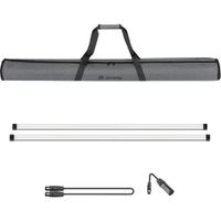 Genaray PX4-RGB Kit de Luces LED RGB de Tubo (4', 2 Luces) - 635 Lux, 2800-8000K, DMX, Blu