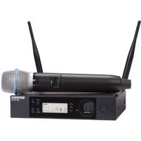 Shure GLXD24R+ Sistema Inalámbrico Vocal de Doble Banda con Micrófono BETA 87A
