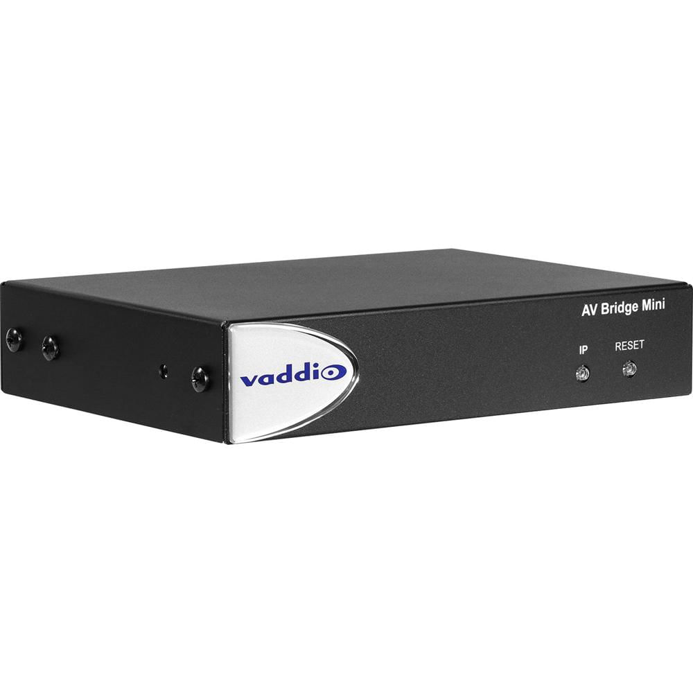 Vaddio AV Bridge Mini HD Audio/Video Encoder 1080p/60, HDMI 4K, USB 3.0, PoE, RTMP