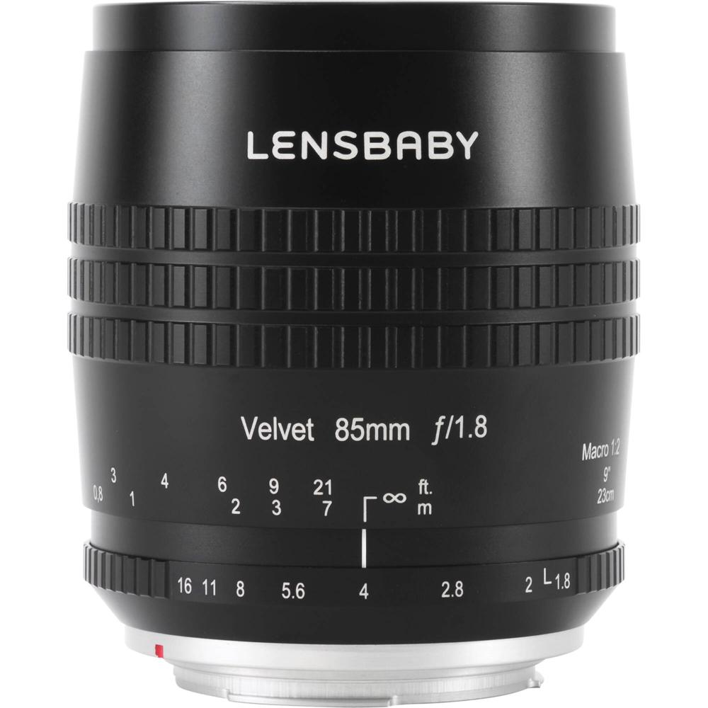Lensbaby Velvet 85mm f/1.8 para Nikon F - Lente de retrato con efecto suave y bokeh de 12