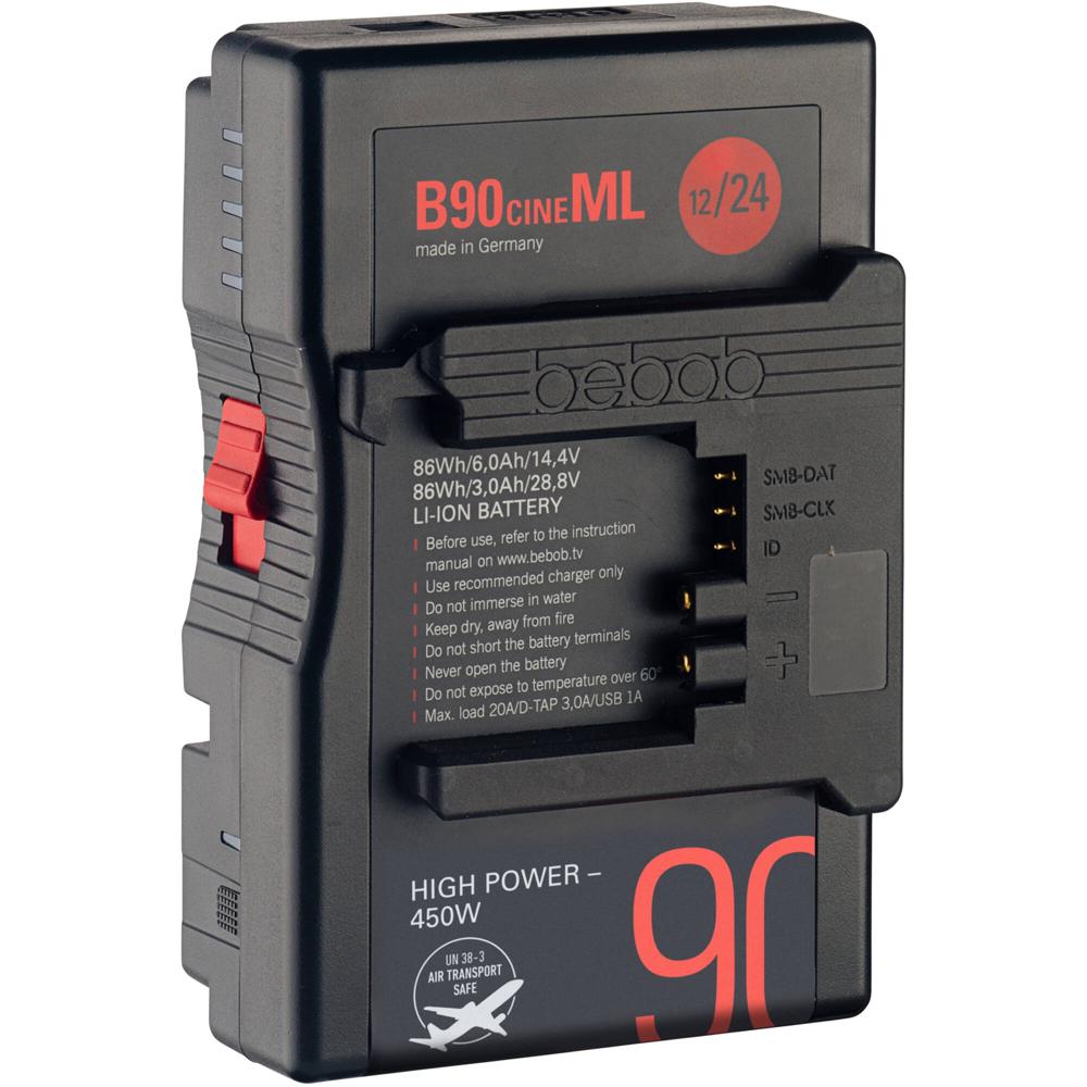 Bebob B-Mount 14.4/28.8V 86Wh Batería Hot-Swappable con ML-Buffer y D-Tap