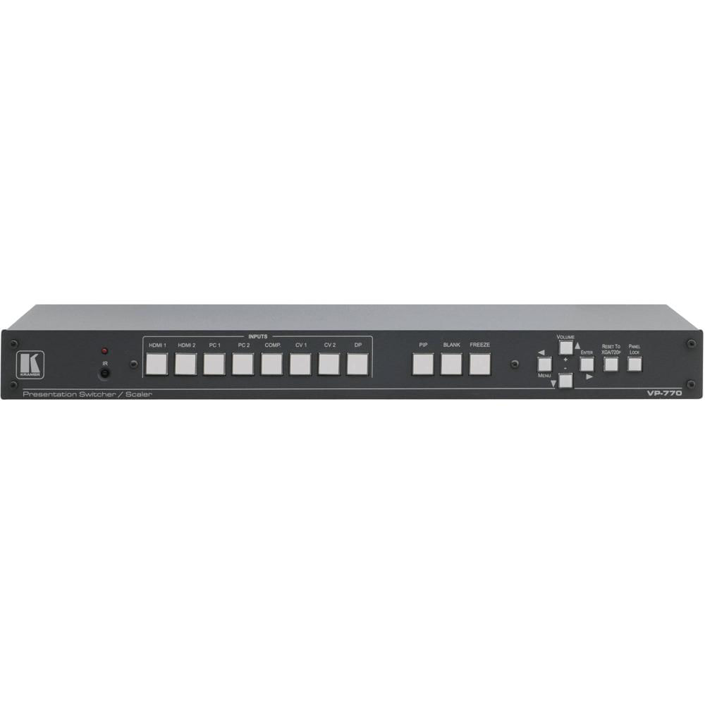 Kramer VP-770 Switcher de Presentación 8 Entradas con Salida de Audio Amplificado, Soport