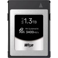 Wise Advanced CFexpress 4.0 Type B PRO Mark II 1.3TB - 3700 MB/s Read, 3600 MB/s Write, Re