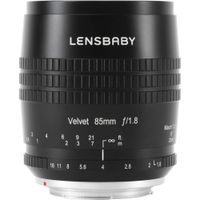 Lensbaby Velvet 85mm f/1.8 Lens Nikon Z - Teleobjetivo con Efecto Glorioso y Diafragma de