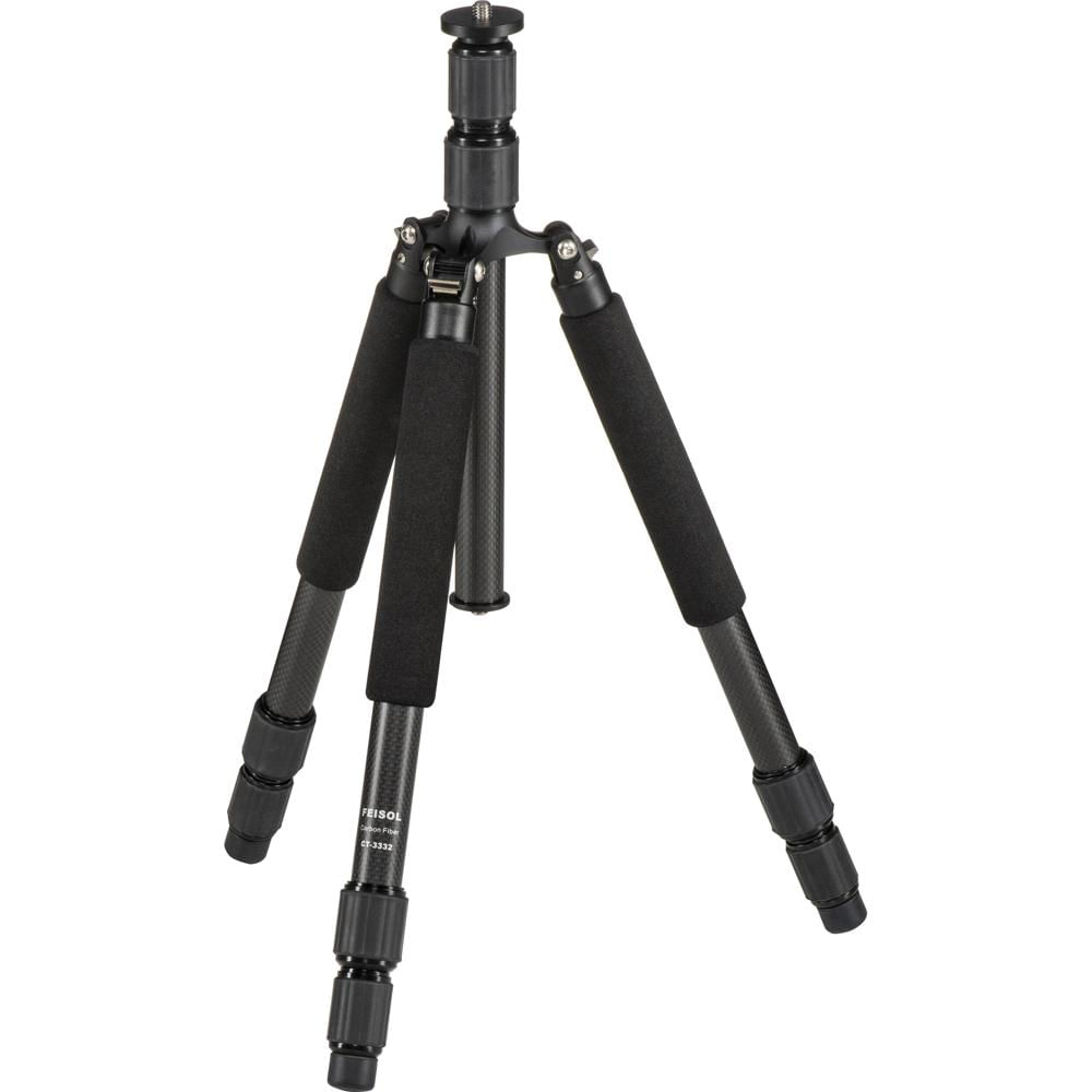 FEISOL Tripode de Carbono CT-3332 Rapid - Capacidad de Carga 20 kg, Altura Máxima 136.9 c