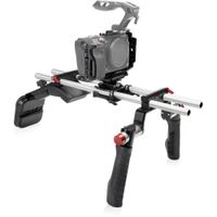 SHAPE Creator Camera Cage Shoulder Mount Kit para Canon EOS C50 con Rig de Hombro y Placa