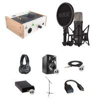 Universal Audio Volt 176 Interfaz de Audio/MIDI USB-C 1x2 con Kit de Estudio en Casa